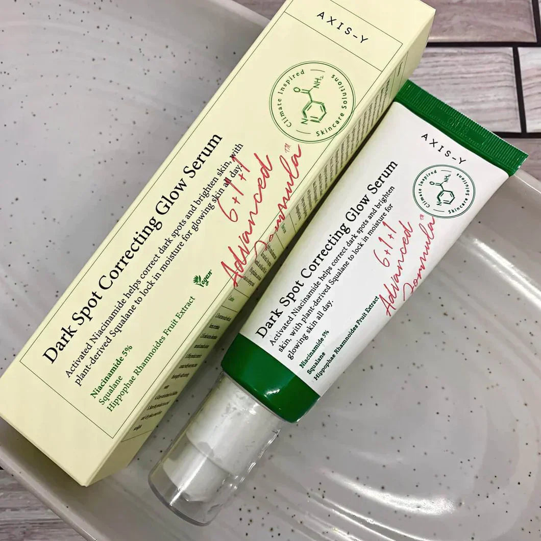 Axis-Y Dark Spot Correcting Glow Serum 50Mlسيروم Axis-Y لتصحيح البقع الداكنة وإضفاء النضارة - 50 مل