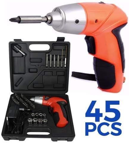 45Pcs Cordless Screwdriver|مفك براغي لاسلكي (45 قطعة)