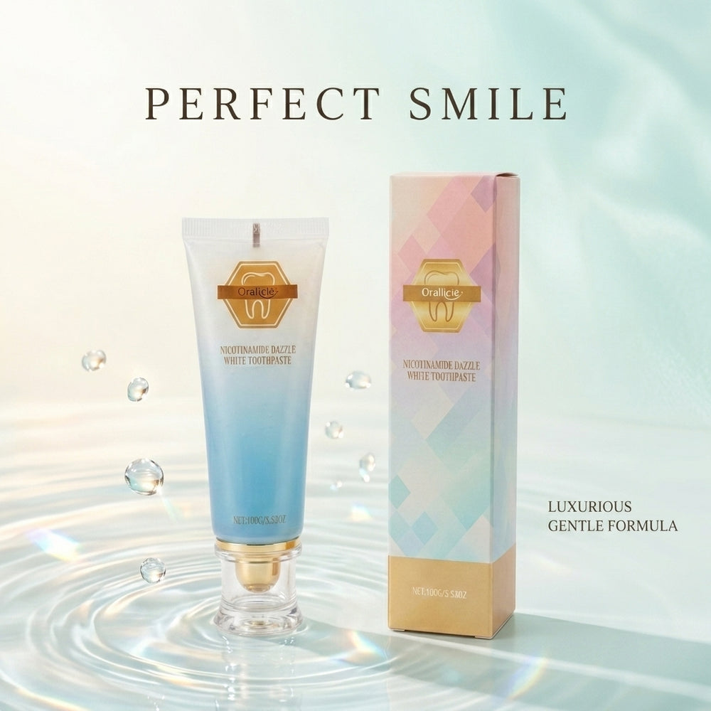Niacinamide Whitening Toothpaste|معجون أسنان مبيض بالنياسيناميد،