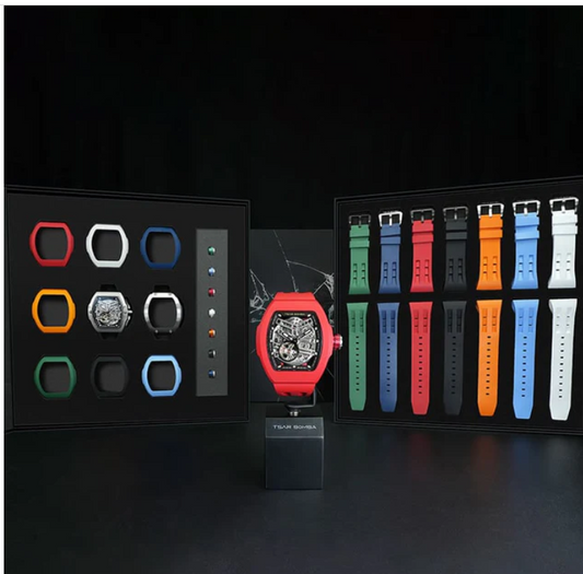 Atomic Interchangeable Automatic Watch (7-in-1)ساعة أوتوماتيكية ذرية قابلة للتبديل (7 في 1)