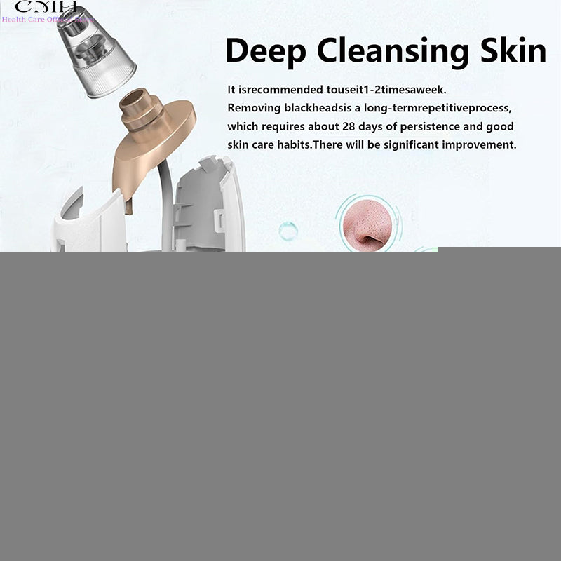 Electric Black Head Suction Instrument Face Cleanerجهاز شفط الرؤوس السوداء الكهربائي لتنظيف الوجه