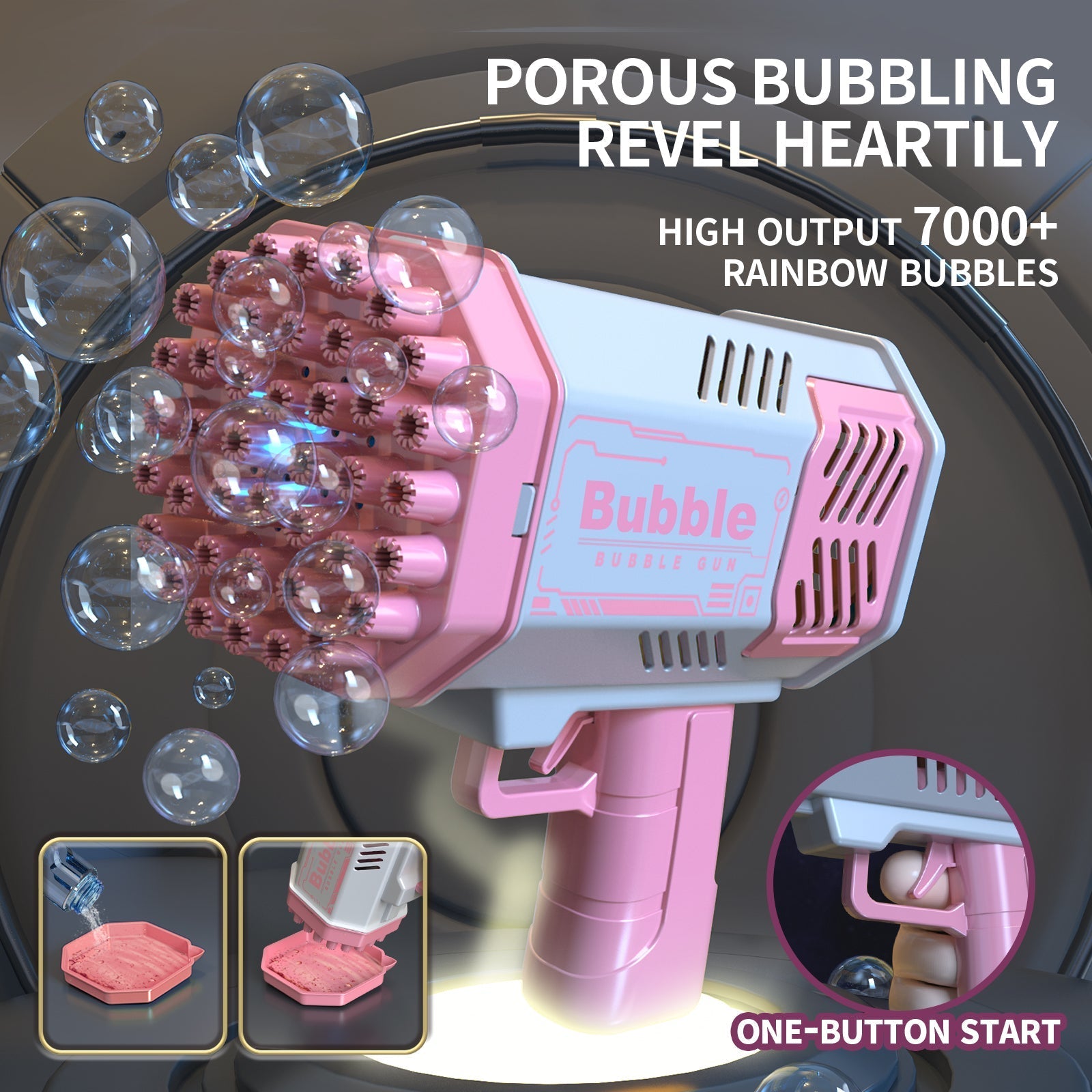 48 Holes Rocket Bubble|صاروخ الفقاعات ذو 48 ثقباً