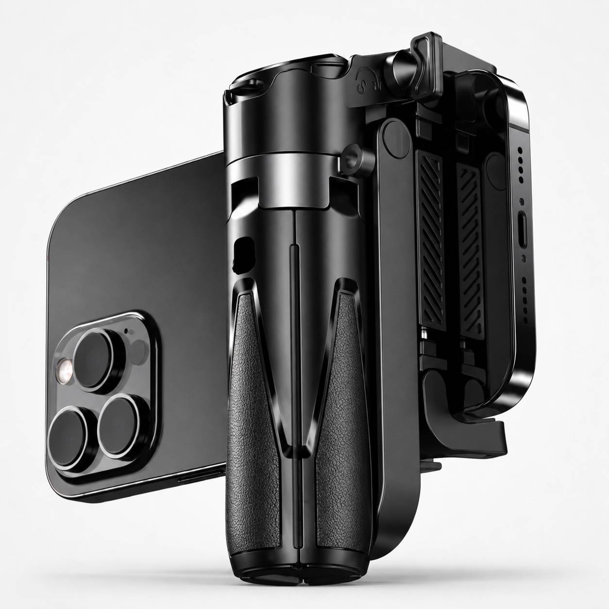 Mini Grip Quadripod with Bluetooth Remote UAE — Foldable Phone Tripod Stand for Selfies, Vlogging, TikTok & Live Streaming | iPhone & Samsung Compatible | Dubai Delivery