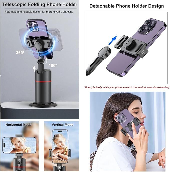 Auto Face Tracking Tripodحامل ثلاثي القوائم للتتبع التلقائي للوجه