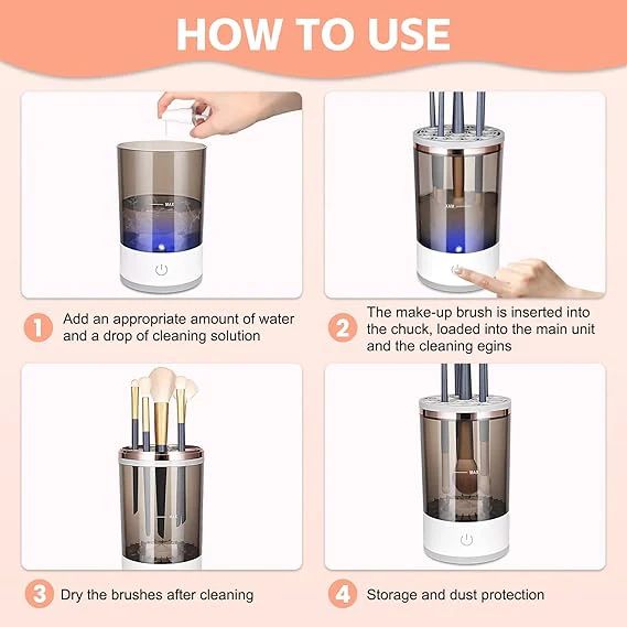 Automatic Multi Brush Cleanerمنظف الفرش المتعددة الأوتوماتيكي