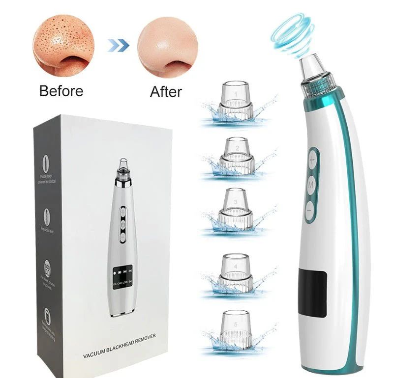 Electric Black Head Suction Instrument Face Cleanerجهاز شفط الرؤوس السوداء الكهربائي لتنظيف الوجه
