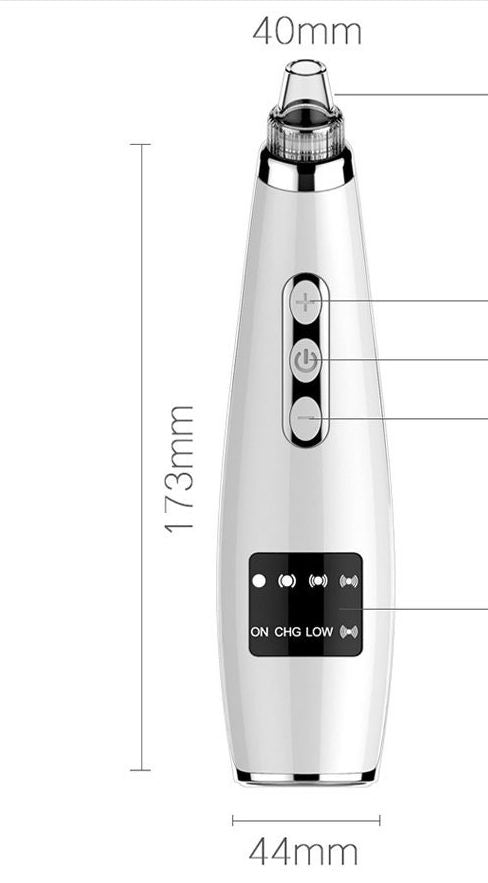 Electric Black Head Suction Instrument Face Cleanerجهاز شفط الرؤوس السوداء الكهربائي لتنظيف الوجه
