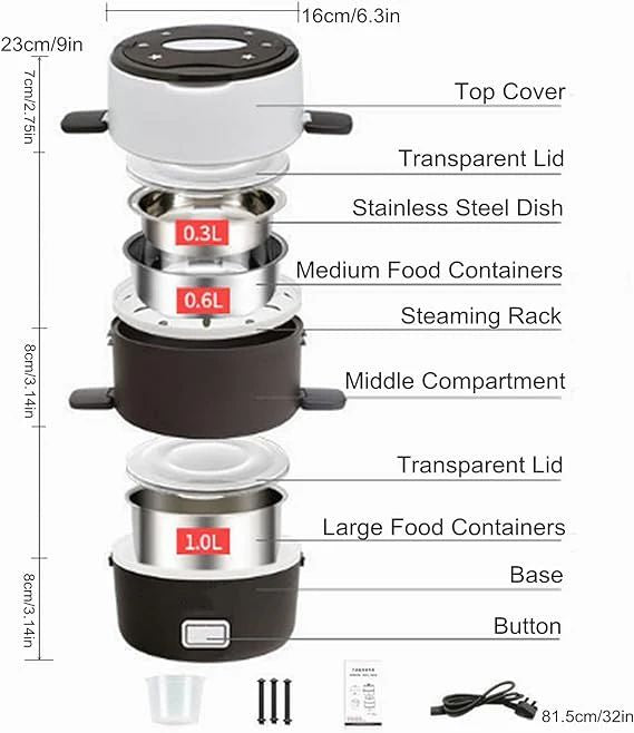 Electric Food Container|وعاء طعام كهربائي