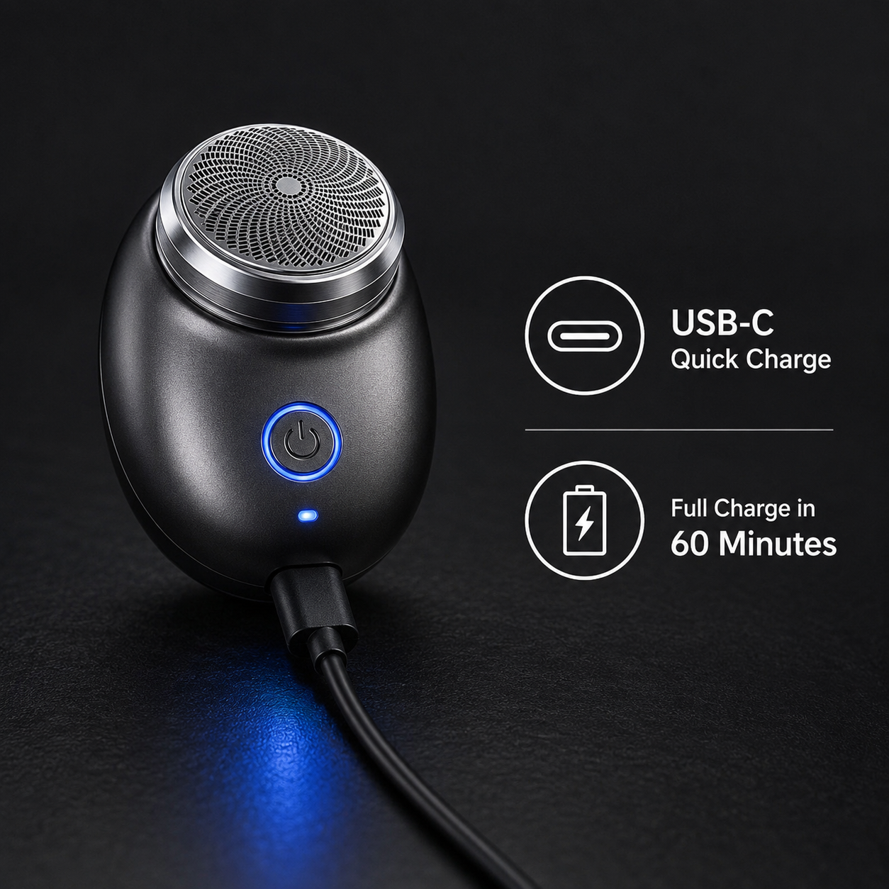Electric Razor UAE — Waterproof Quick-Charge Shaver for Face, Neck & Body | Smooth Close Shave | Wet & Dry Use | Ergonomic Grip