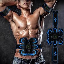 Abdominal Muscle Training with EMS Fitness Equipmentتدريب عضلات البطن باستخدام معدات اللياقة البدنية بتقنية EMS