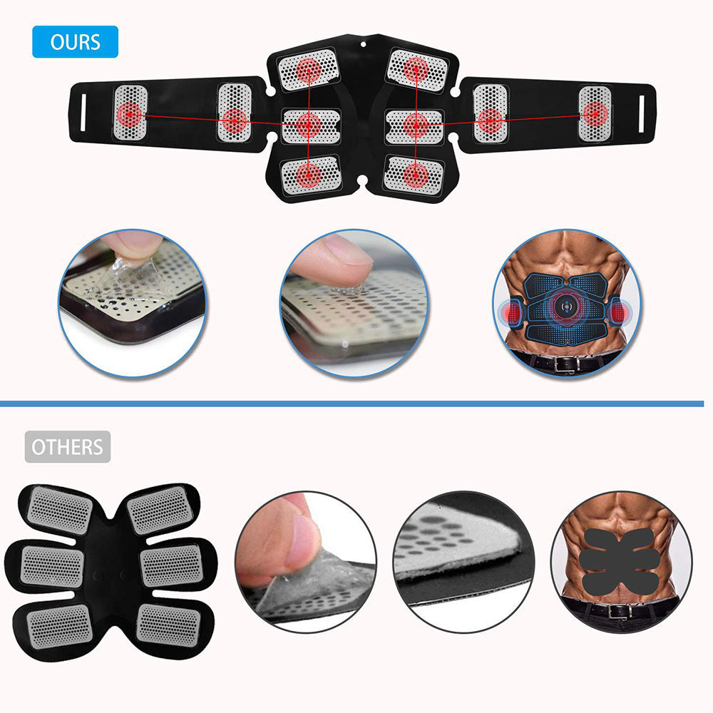 Abdominal Muscle Training with EMS Fitness Equipmentتدريب عضلات البطن باستخدام معدات اللياقة البدنية بتقنية EMS