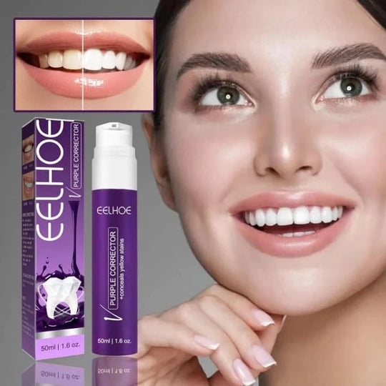 EELHOE PURPLE WHITENING TOOTHPASTE|معجون أسنان EELHOE المبيض باللون البنفسجي