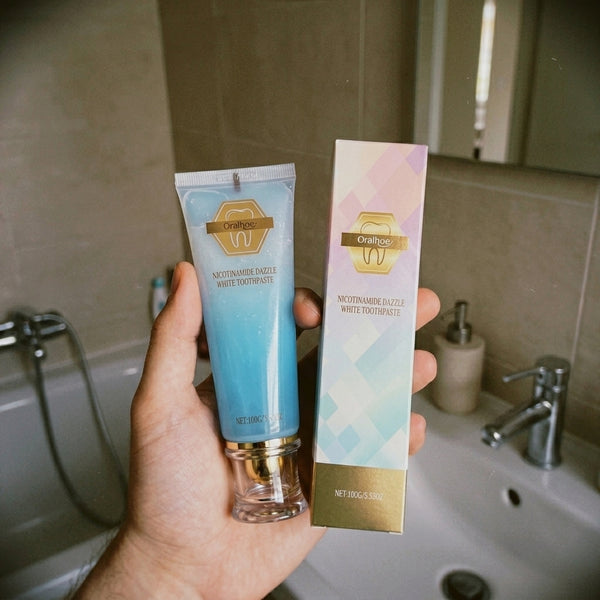 Niacinamide Whitening Toothpaste|معجون أسنان مبيض بالنياسيناميد،